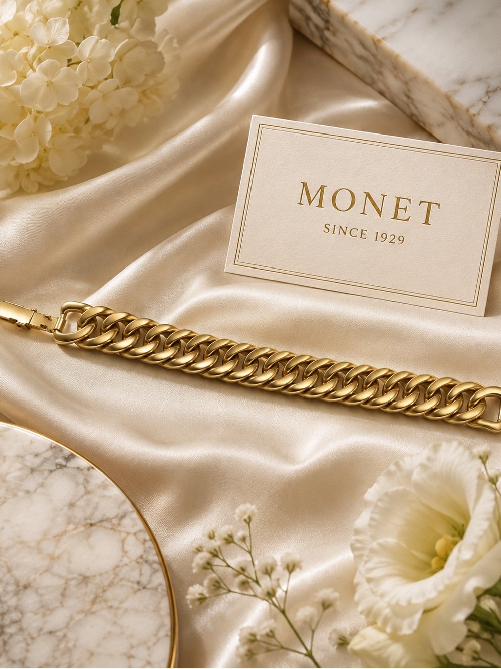 Monet statement Matt bracelet